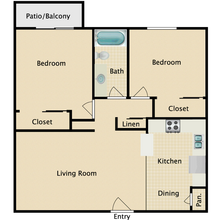 2/1 Upstairs with Balcony C29 floor plan